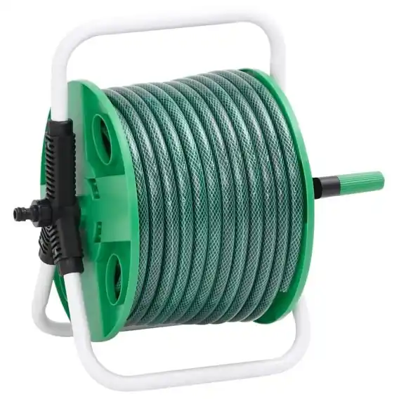 Wolnostojący bęben z wężem i złączkami, 0,5", 20m, zielony, PVC Lumarko! - Hurtownia wielobranżowa Lumarko Tylko do końca tygodnia